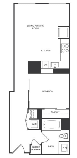 Floor Plan Image of Apartment Apt 1425